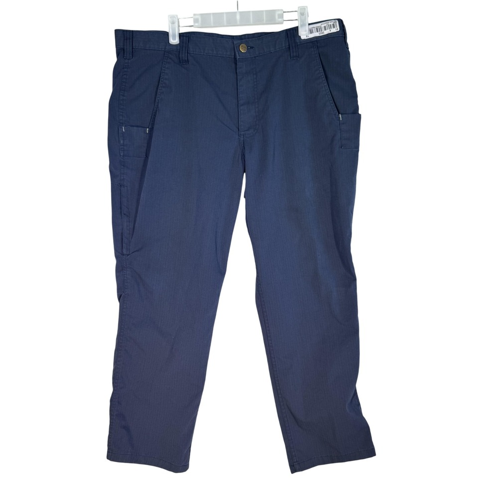 Carhartt Pants Mens 36x28 Relaxed Fit Ripstop Workwear Cargo Utility Zip Pocket